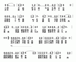 从什么地方开始爱你简谱-西北有狼词/LCH曲