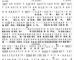 太在乎你简谱-依淼演唱-王琪/王琪词曲