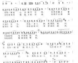 真情港湾简谱-王月演唱-张爱勤/冯世全词曲