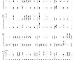 理解と愛情と優しい眼差し钢琴简谱-数字双手-松田彬人