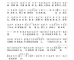 回家《狙击手》电影主题曲简谱-韩红演唱-陈曦/董冬冬词曲