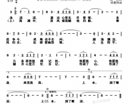 上海滩龙虎斗香港同名电视连续剧主题歌简谱-叶丽仪演唱-黄沾/顾嘉辉词曲