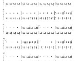 天亮以前说再见钢琴简谱-数字双手-何野