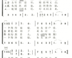 纺纱姑娘简谱-达娜·穆拉维约娃演唱