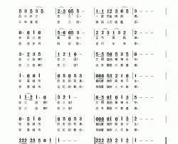 人文脉根忠义街简谱