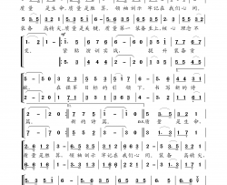 质量是生命、质量是胜算简谱