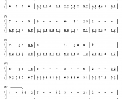 孤星独吟钢琴简谱-数字双手-周思贤