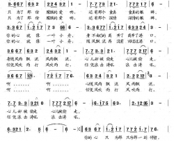 站在记忆的门口等候简谱