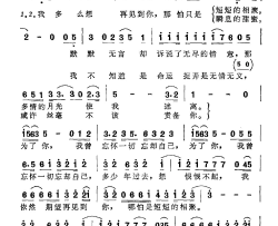 我多想再见到你电视剧《青春不会等待》插曲简谱