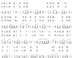山东人爱关东鲁豫风索向传词蓝天鸽曲唱山东人爱关东鲁豫风索向传词 蓝天鸽曲唱简谱-蓝天鸽演唱-索向传/蓝天鸽词曲