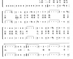 [前苏联]斯拉夫送行曲合唱简谱