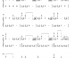 Kiss the Rain原版钢琴简谱-数字双手-李闰珉