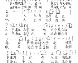 相依相伴简谱-佚名上传者:乐友演唱