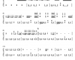 天仙子钢琴简谱-数字双手-谢雨欣