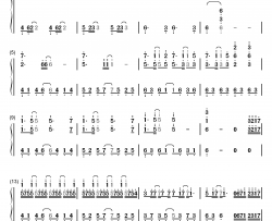 琴之翼钢琴简谱-数字双手-V.K克