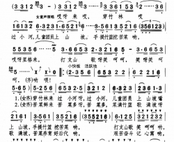 苦菜歌《井冈红缨·井冈山儿童团组歌》之六简谱