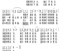 送你一束沙枣花知青50周年专辑简谱