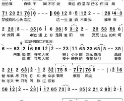 梦一场电视剧《天天有喜之人间有爱》插曲简谱-刘一祯演唱-浮克、温馨/浮克词曲