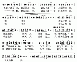 看见胡杨就想起了你简谱(歌词)-王庆爽演唱-秋叶起舞记谱上传