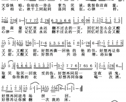 寒窗的甜蜜借歌传简谱-洪昌演唱-洪昌/洪昌词曲