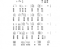 卖花歌《姐妹俩》主题歌简谱