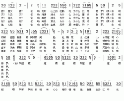 会理情歌---可听简谱