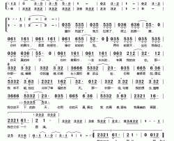 围巾简谱-徐誉滕演唱