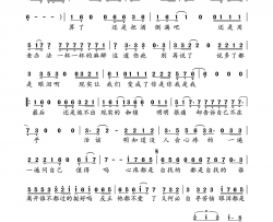 心疼都是自找的简谱-东方晴儿演唱-玄昌俊/玄昌俊词曲