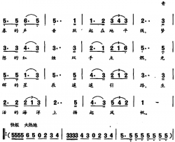 阳光下的誓言简谱-王健词/萧白曲