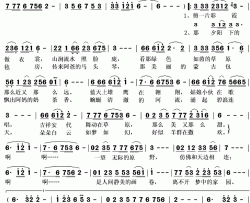 就是这草原简谱(歌词)-扎西罗布演唱-秋叶起舞记谱上传