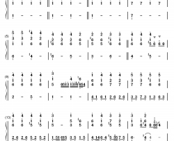 Fly Away钢琴简谱-数字双手-梁静茹