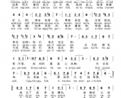 胜利的鲜花ЦВЕТЫ ПОБЕДЫ 中俄简谱简谱-韦拉瑟组合演唱-曲列昂尼德·普朗查克/瓦西里·雷恩奇克词曲