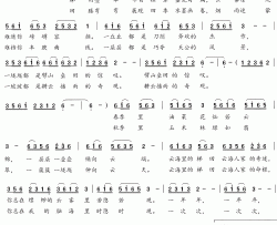 云海梯田简谱-吴钟文词 张伟英曲