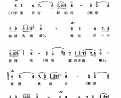 娜祖古姆简谱-​新疆伊犁 维吾尔民歌 第三套《收割歌》