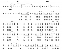 不灭的信念简谱-张宽演唱-王大民、李文强/李文强词曲