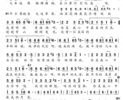 心中最美的月亮简谱-王馨演唱