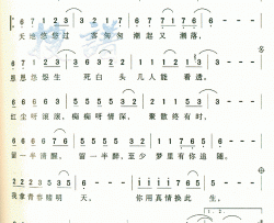 潇洒走一回简谱-叶倩文演唱