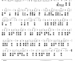 草原上许德清词远方曲草原上许德清词 远方曲简谱