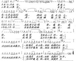 草原情简谱