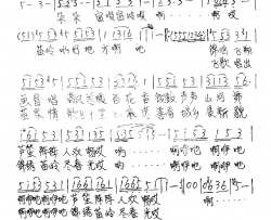 苗岒飞歌简谱-宋祖英演唱