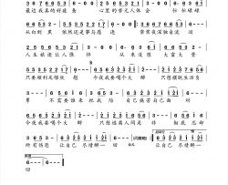 今夜喝个大醉简谱-望海高歌演唱-轻云望月/轻云望月词曲