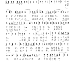 我们是光荣的转业军人简谱