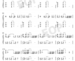 Pull Up钢琴简谱-数字双手-蔡徐坤