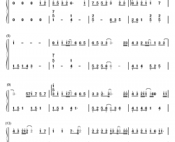 全部都给你钢琴简谱-数字双手-吴克群