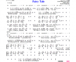 Fairy Tale简谱-MicharlLearnsToRock演唱-方小庆曲谱