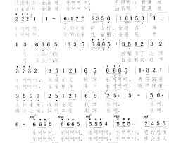 作田老表乐呵呵简谱
