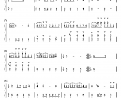 进行曲 16钢琴简谱-数字双手-巴赫