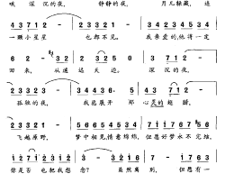 [波兰]深沉的夜简谱