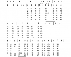 小黄马回声嘹亮2019简谱
