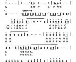 眷恋在江南简谱-朱积聚 孙祥词 刘程远曲